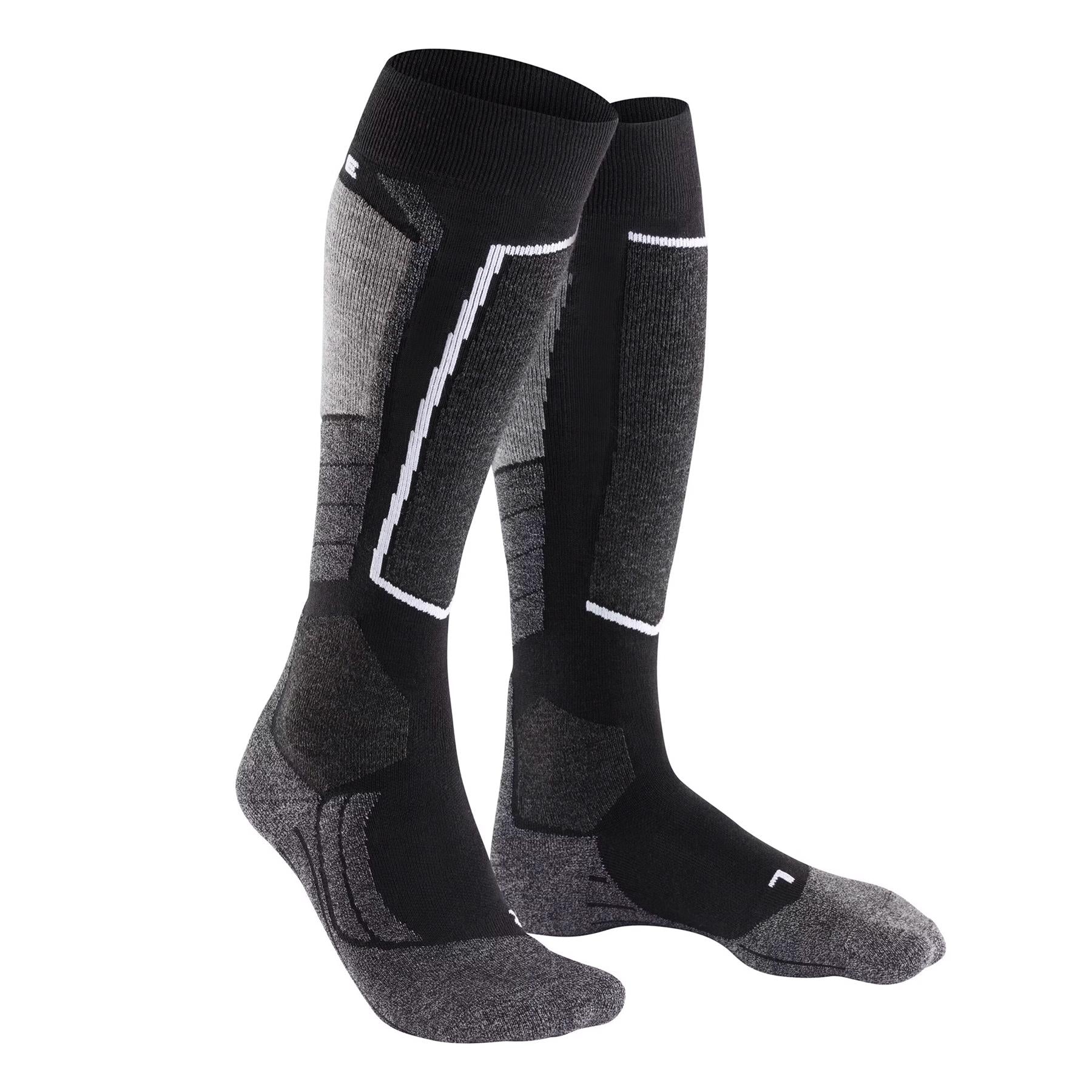 Falke SK2 Wool Womens Ski Socks Black-Mix