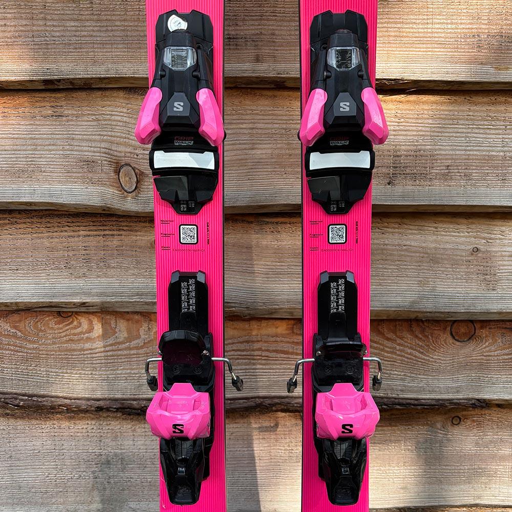 Faction Dancer 79 Ex-Hire Skis Pink + Salomon Strive 11 GW Bindings 2026 166cm