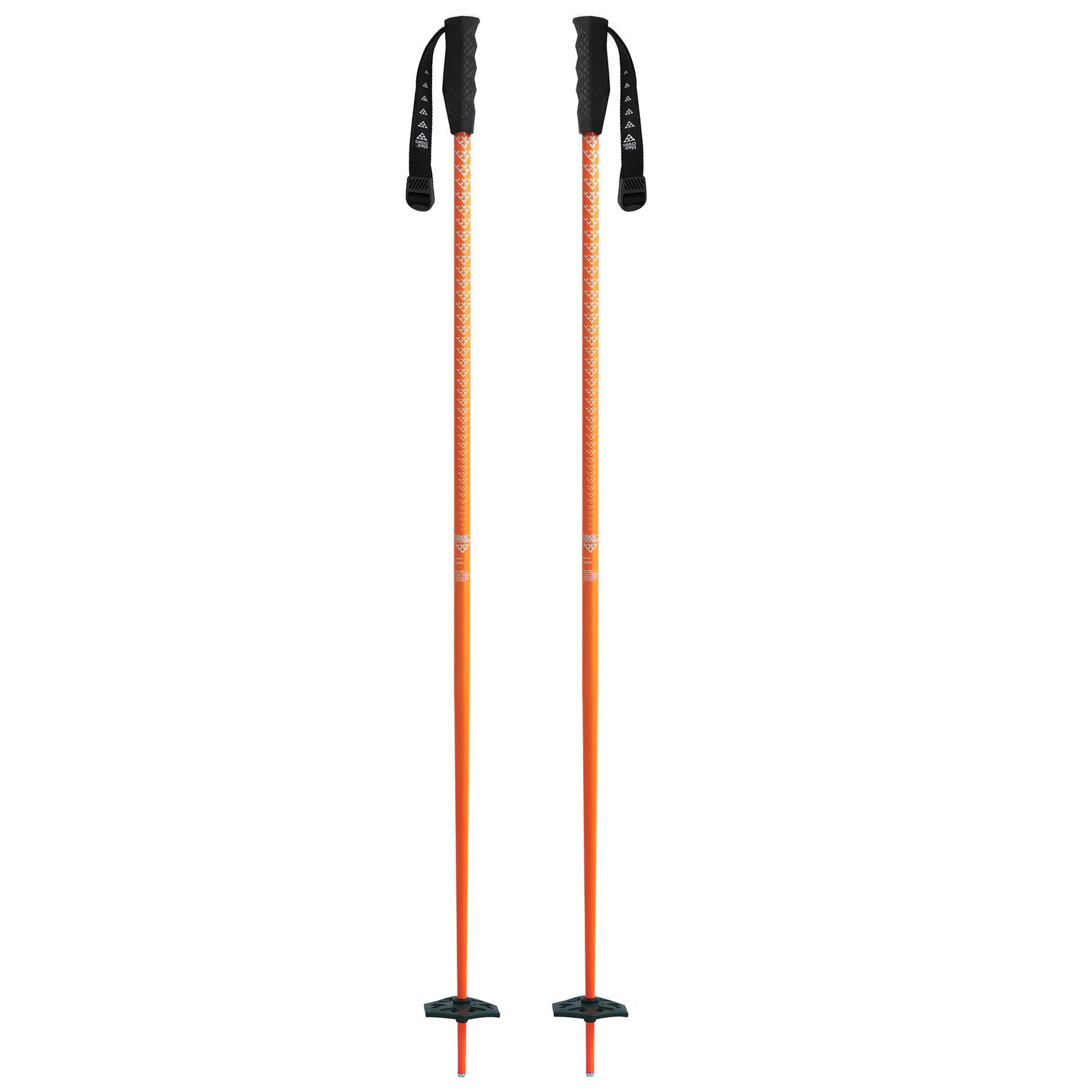 Black Crows Meta Ski Poles Orange/White