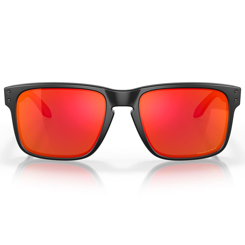 Oakley Holbrook Sunglasses Matte Black - Prizm Ruby Lens