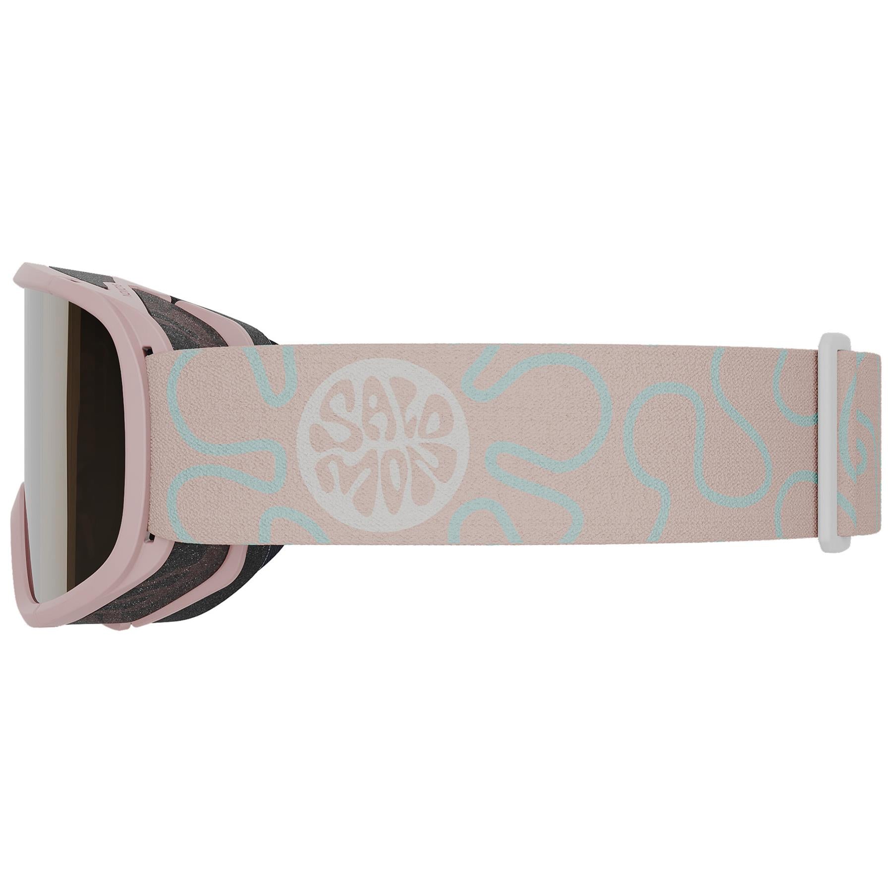 Salomon Rio Kids Goggles Peach - Gold Lens