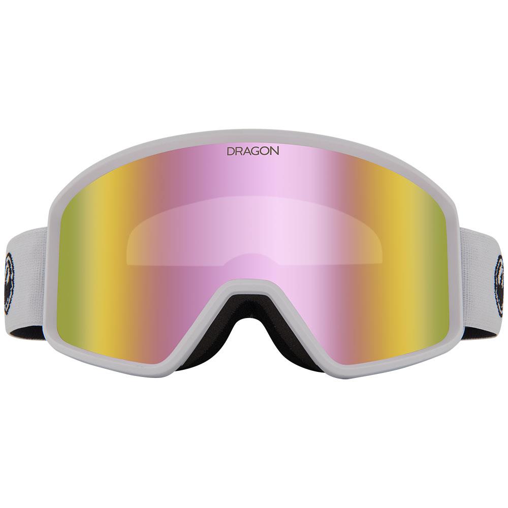 Dragon DXT OTG Goggles White - LL Pink Ion Lens