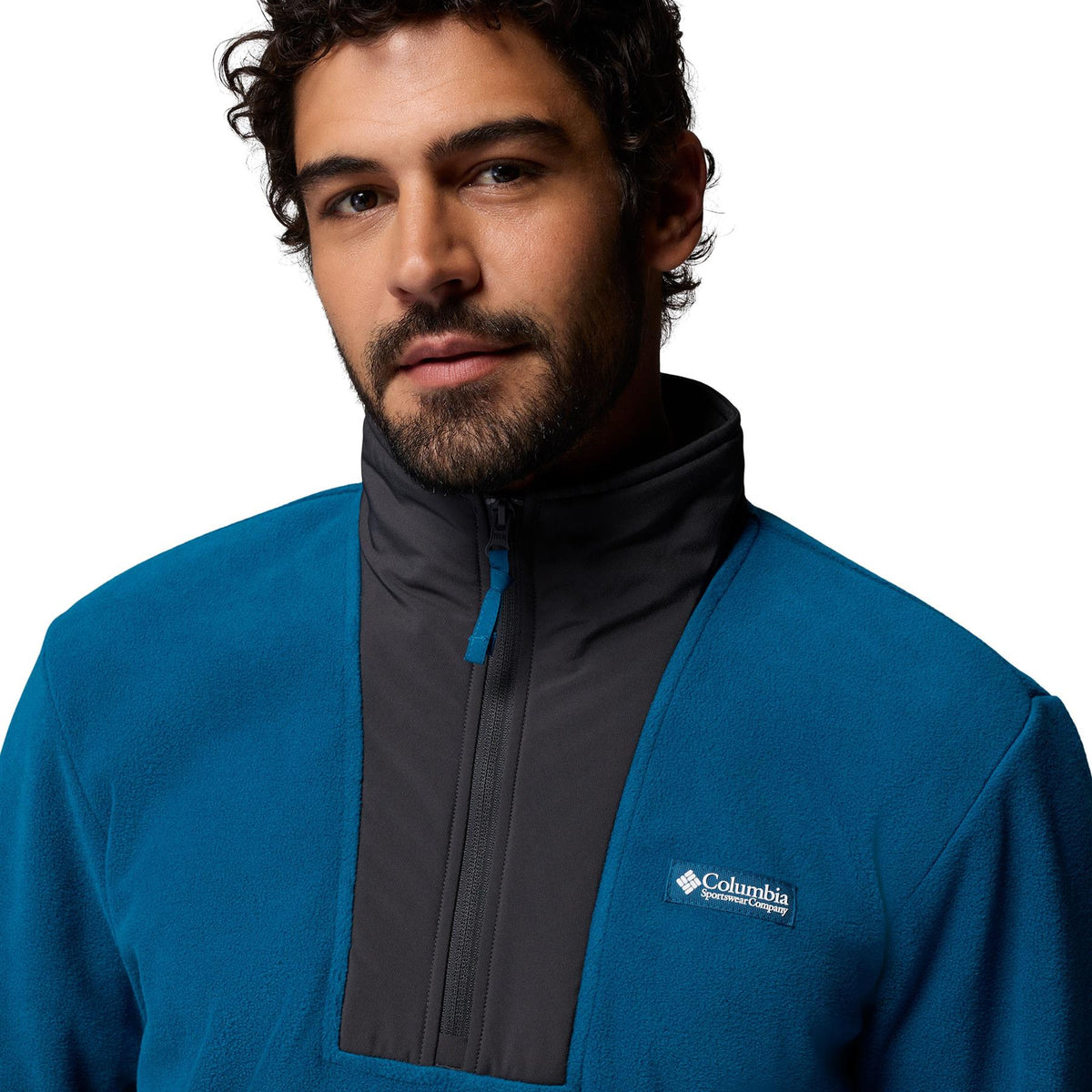 Columbia Sequoia Grove II HZ Mens Fleece Phoenix Blue / Delta