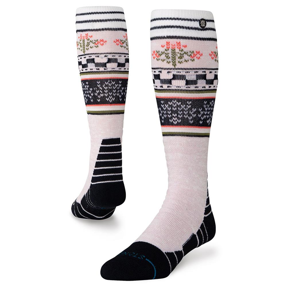 Stance Winter Bloom Mid Ski & Snowboard Socks Lilac