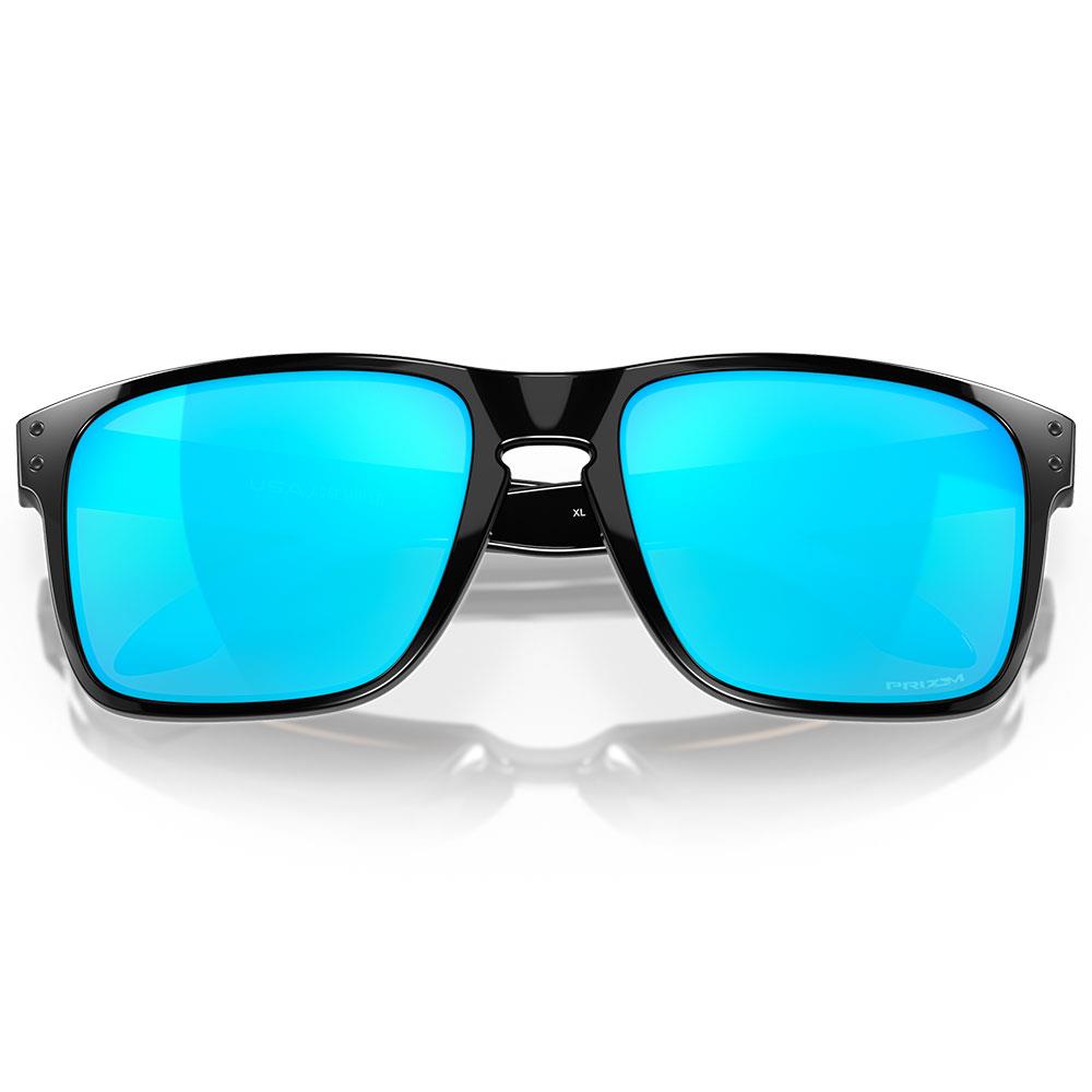 Oakley Holbrook XL Sunglasses Polished Black - Prizm Sapphire Lens
