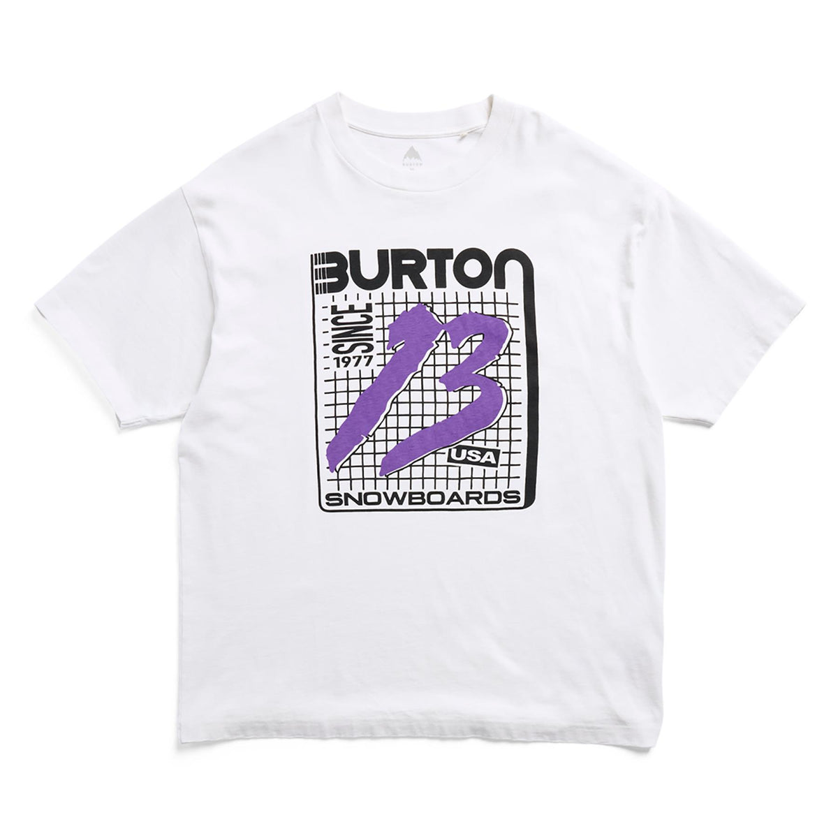 Burton Zeb Standard SS Mens Tee Stout White