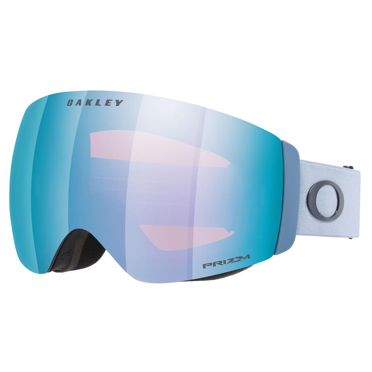 Oakley Flight Deck Pro M Goggles Light Blue - Prizm Sapphire + Prizm Iced Lens