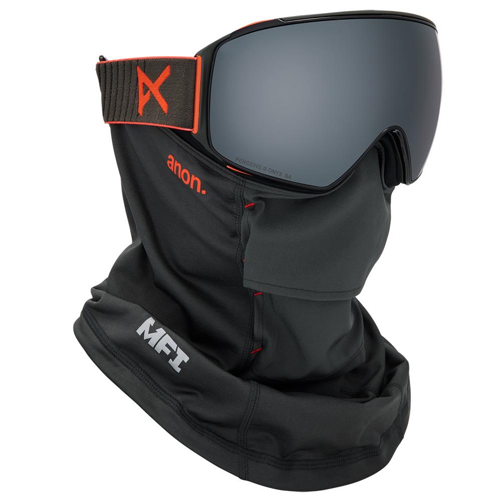 Anon M4 MFI Toric Goggles Fiesta Red - Perceive Sunny Onyx + Variable Violet Lens + Face Mask