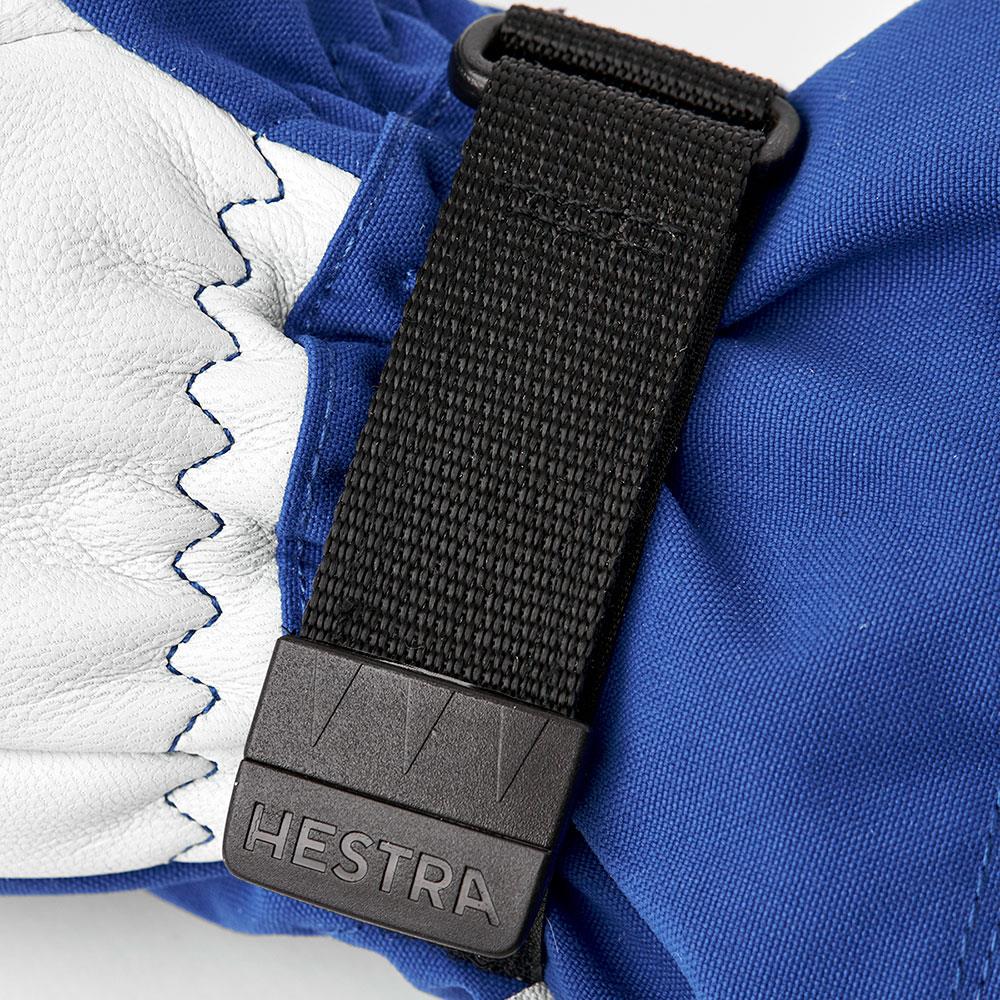 Hestra Army Leather Heli Ski Gloves Royal Blue