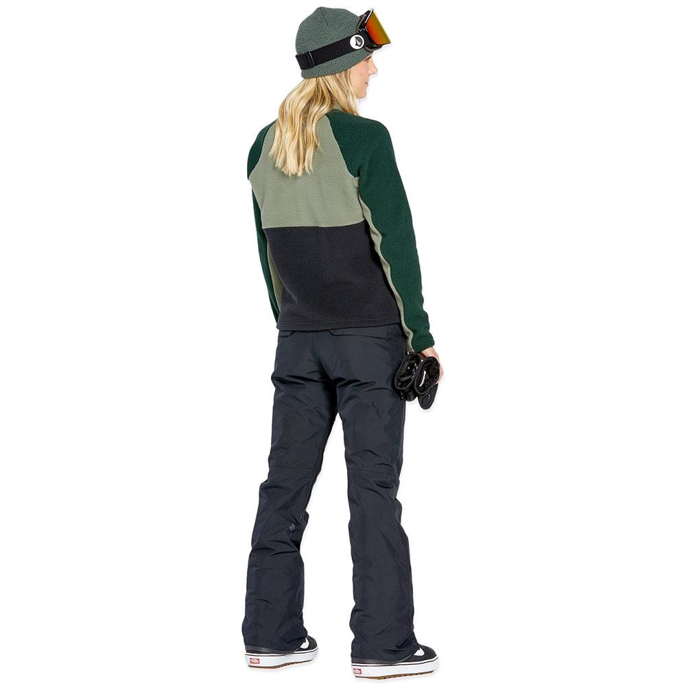 Volcom Demi Half Zip Womens Fleece Lichen Green