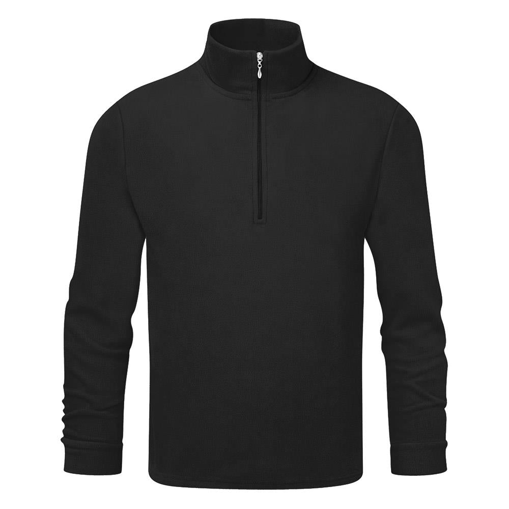 Manbi Mens Microfleece 1/4 Zip Black