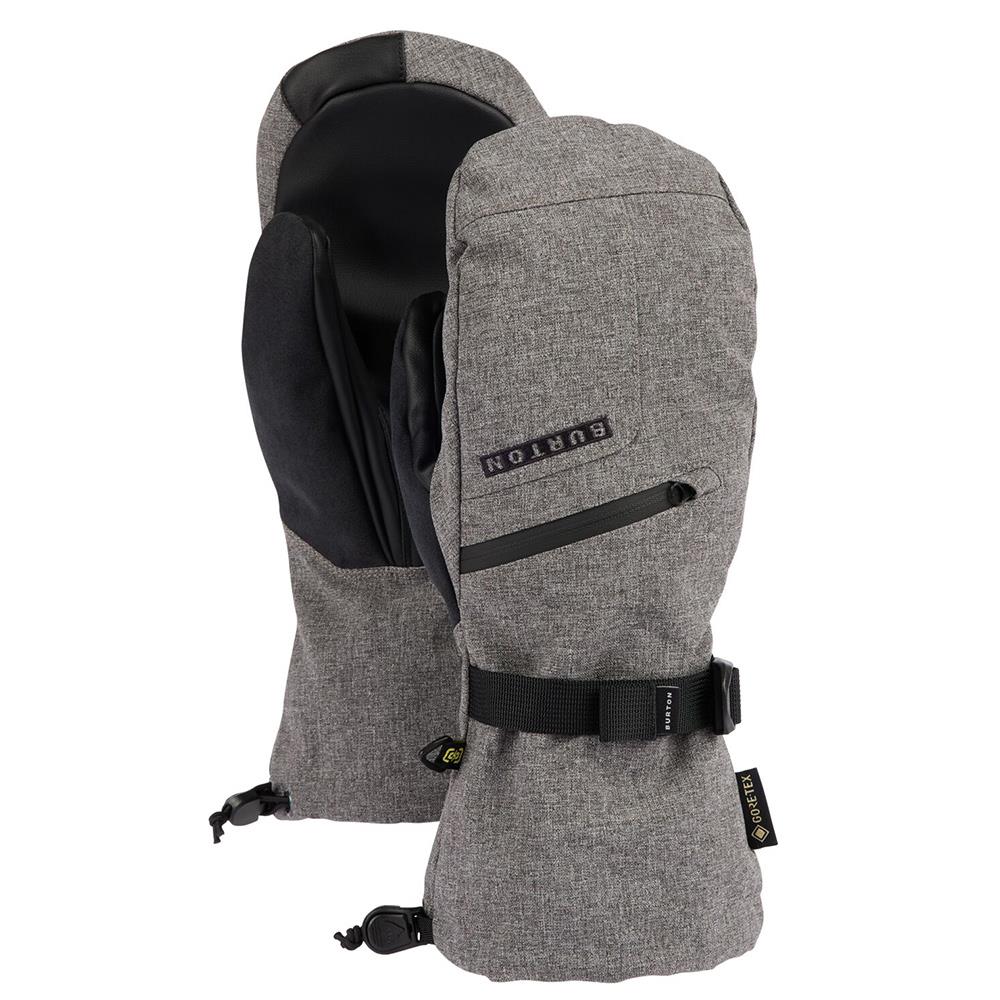 Burton Mens GORE-TEX Mitts Gray Heather