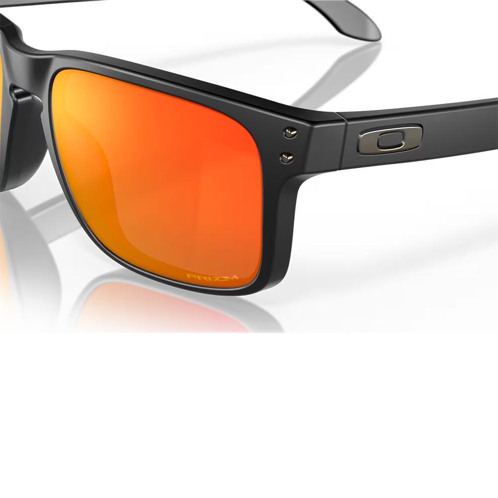 Oakley Holbrook Sunglasses Matte Black - Prizm Ruby Lens