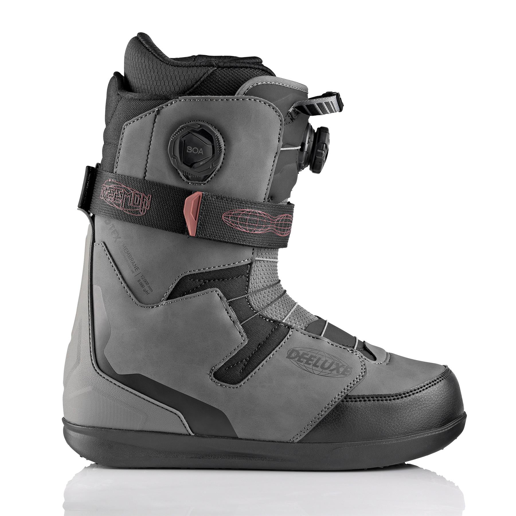 Deeluxe Deemon PRO BOA Mens Snowboard Boots Mercury Grey 2026