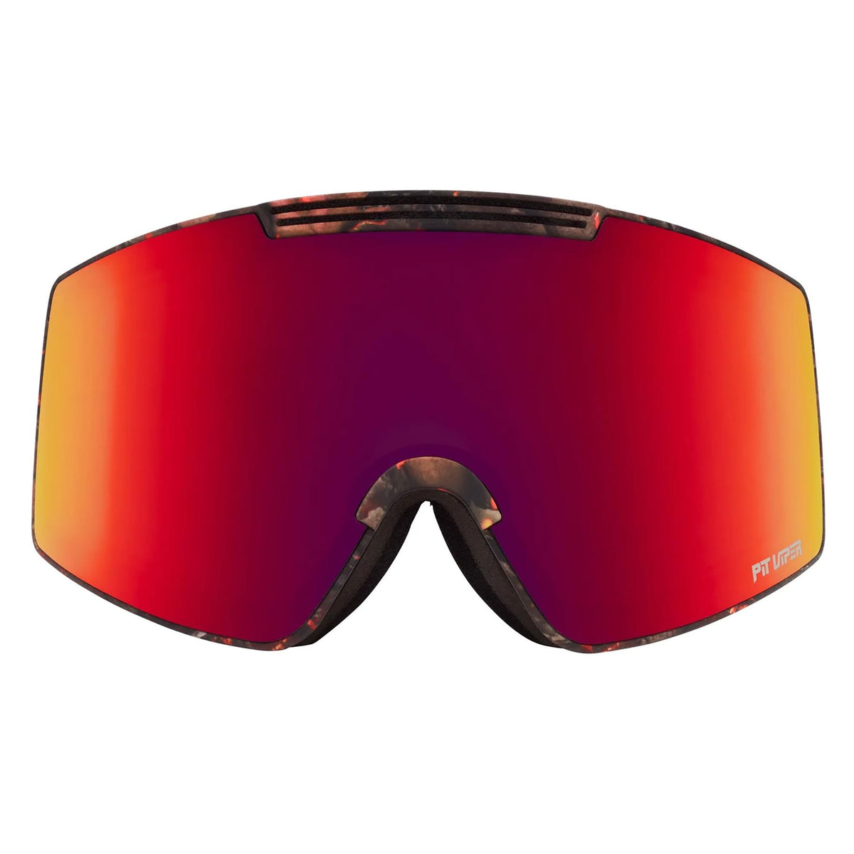 Pit Viper Proform Goggles The Actualbush Inferno - Red + Yellow Snow Lens