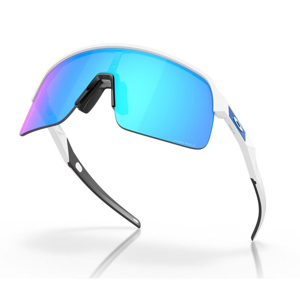 Oakley Sutro Lite Sunglasses Matte White - Prizm Sapphire Lens