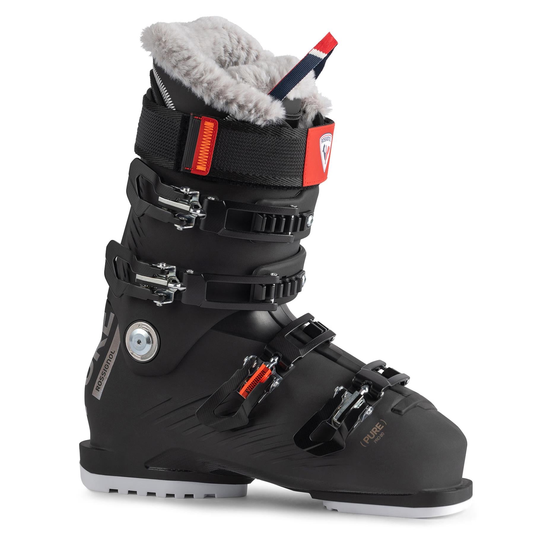 Rossignol Pure Pro 80 Womens Ski Boots Metal Black 2026