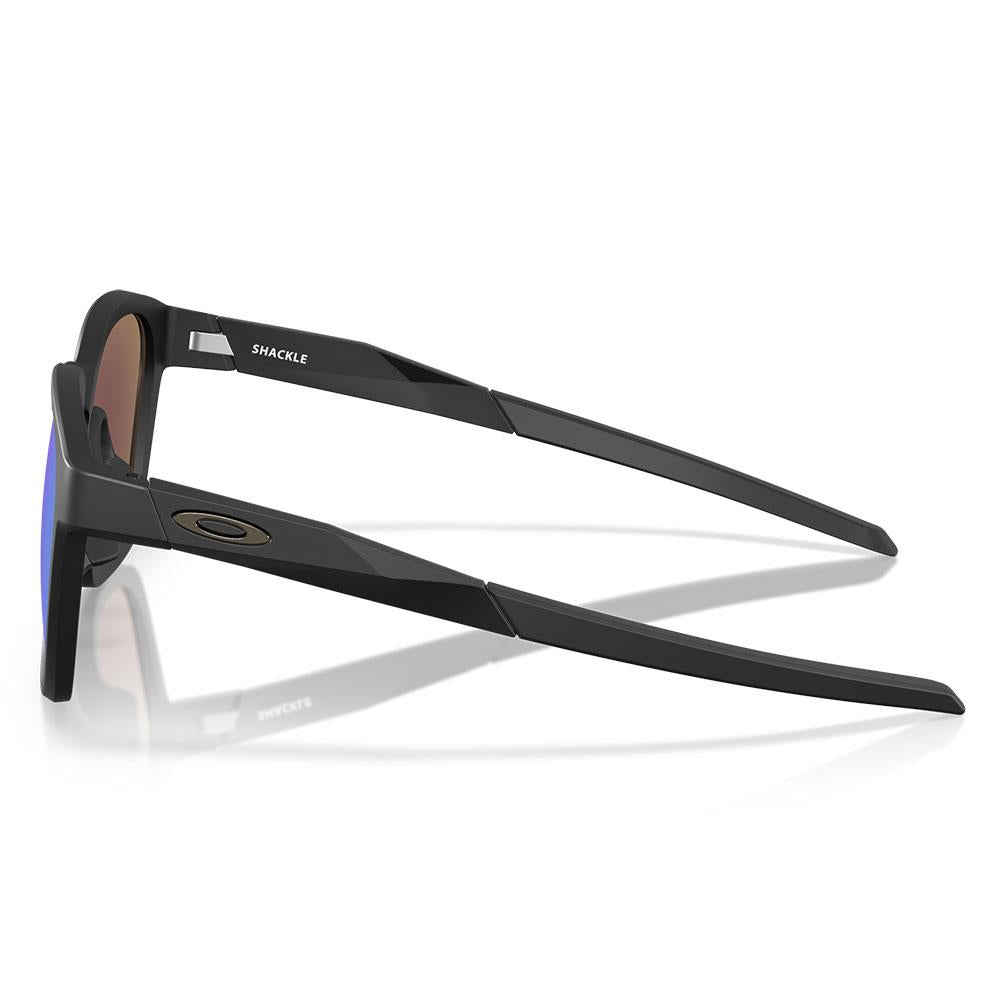 Oakley Shackle Sunglasses Matte Black - Prizm Sapphire Lens
