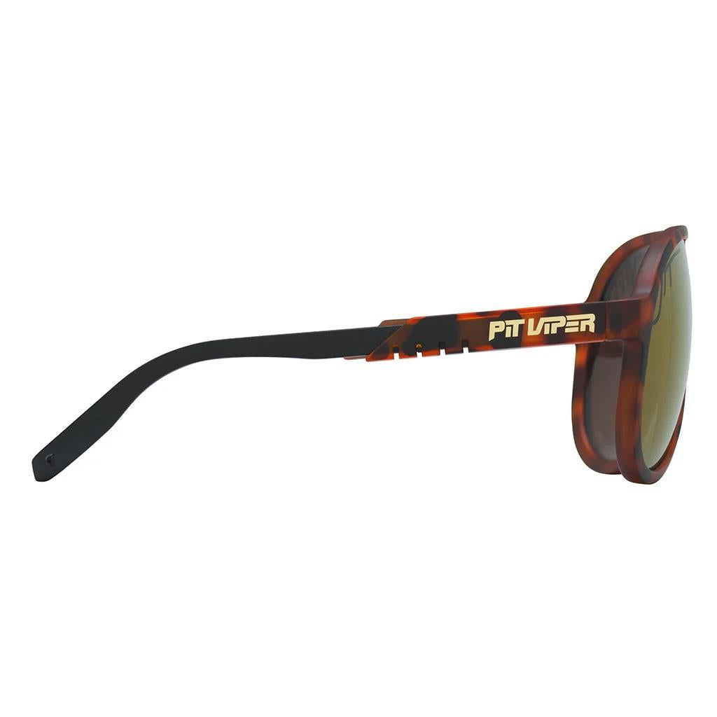 Pit Viper The Landlocked Jethawk Sunglasses - HDPV Polarized Gold Lens