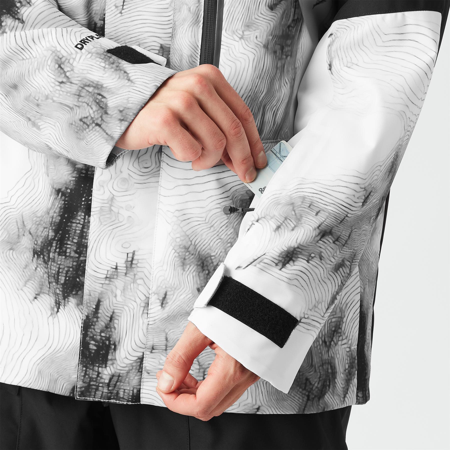 Picture Jomoh Mens Jacket Snowy Pine Print