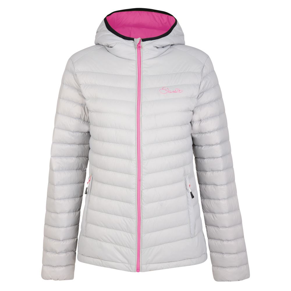 Dare 2b Drawdown Womens Insulator Jacket Silver / Pink