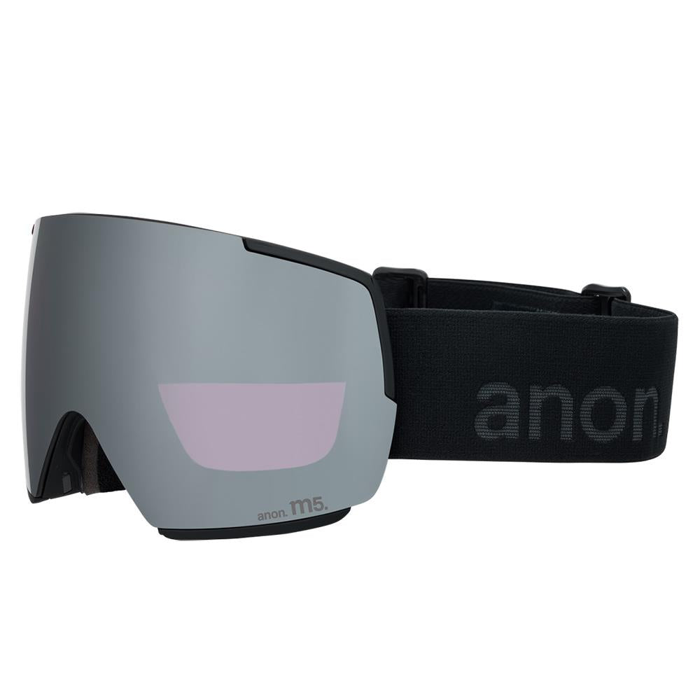 Anon M5 MFI Goggles Smoke - Perceive Sunny Onyx + Variable Violet Lens + Face Mask