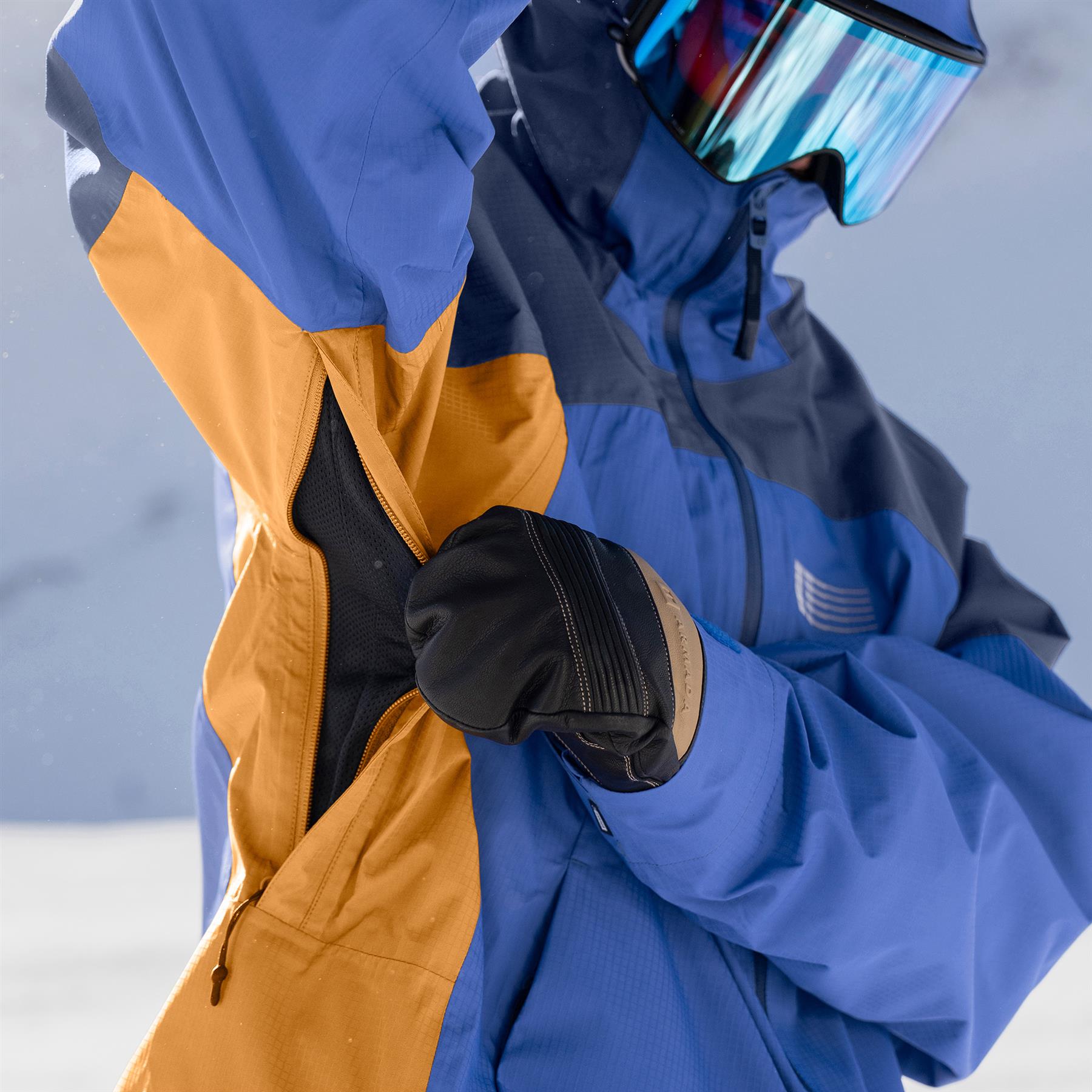 Armada Ansel 2L Mens Shell Jacket Dazzler/Navy