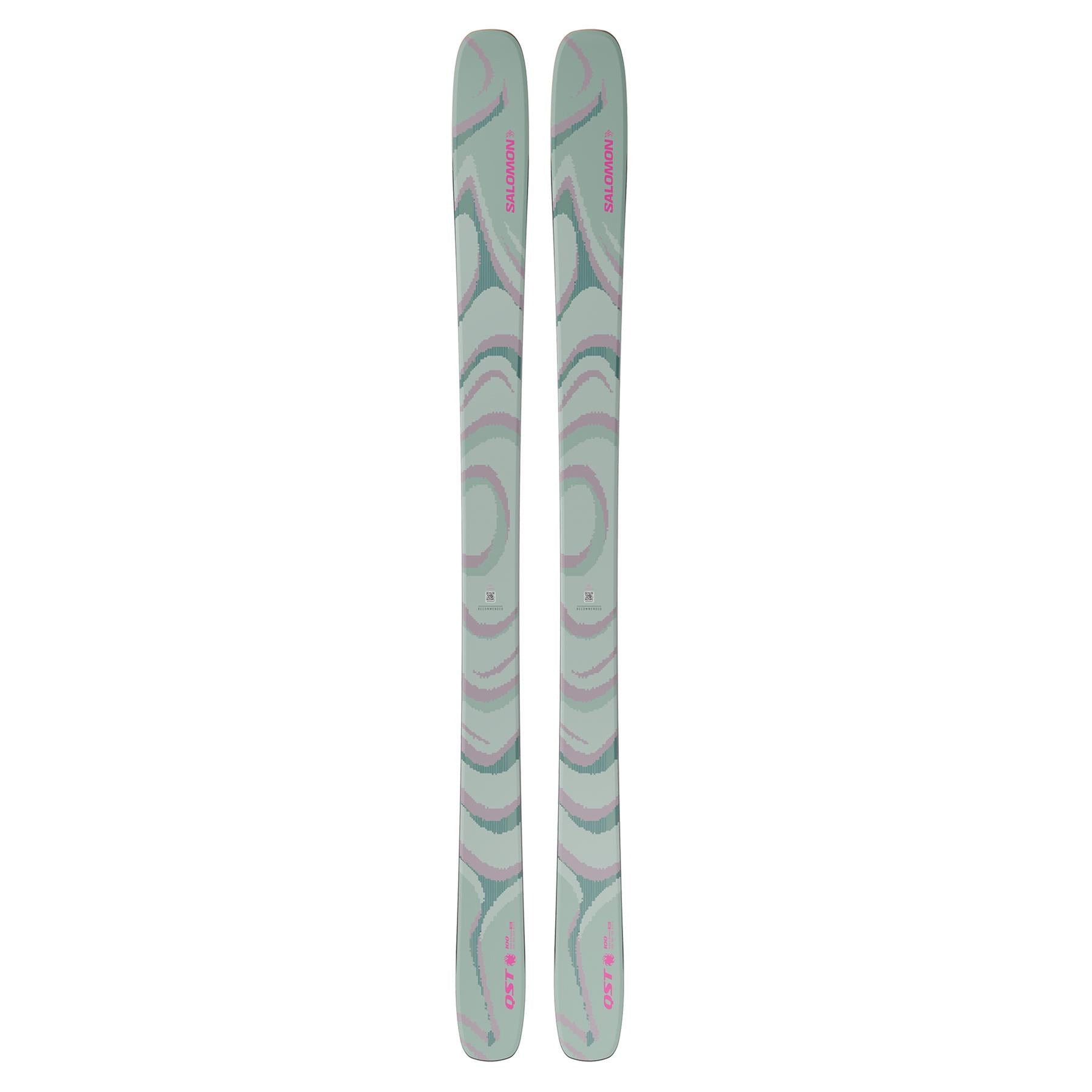 Salomon QST 100 Skis Iceberg Green 2026