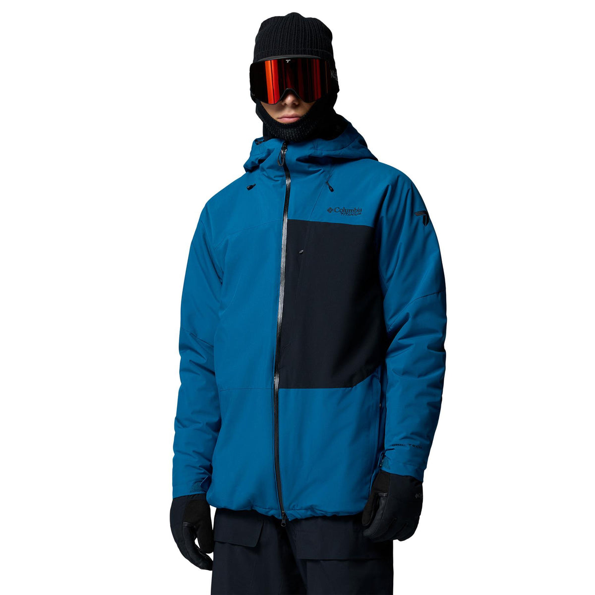 Columbia Winter District III Mens Jacket Phoenix Blue / Black
