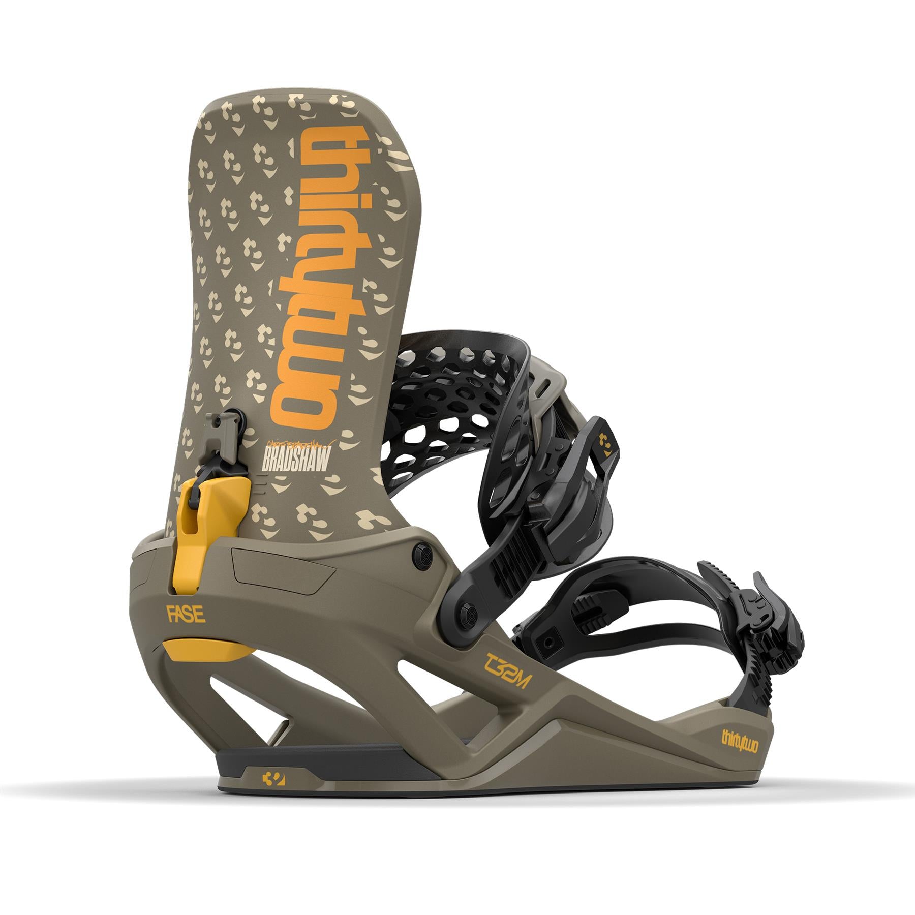 Thirtytwo T32M Fase x Bradshaw Snowboard Bindings Green 2026