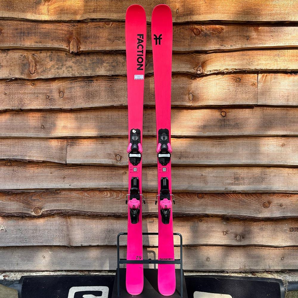 Faction Dancer 79 Ex-Hire Skis Pink + Salomon Strive 11 GW Bindings 2026 166cm