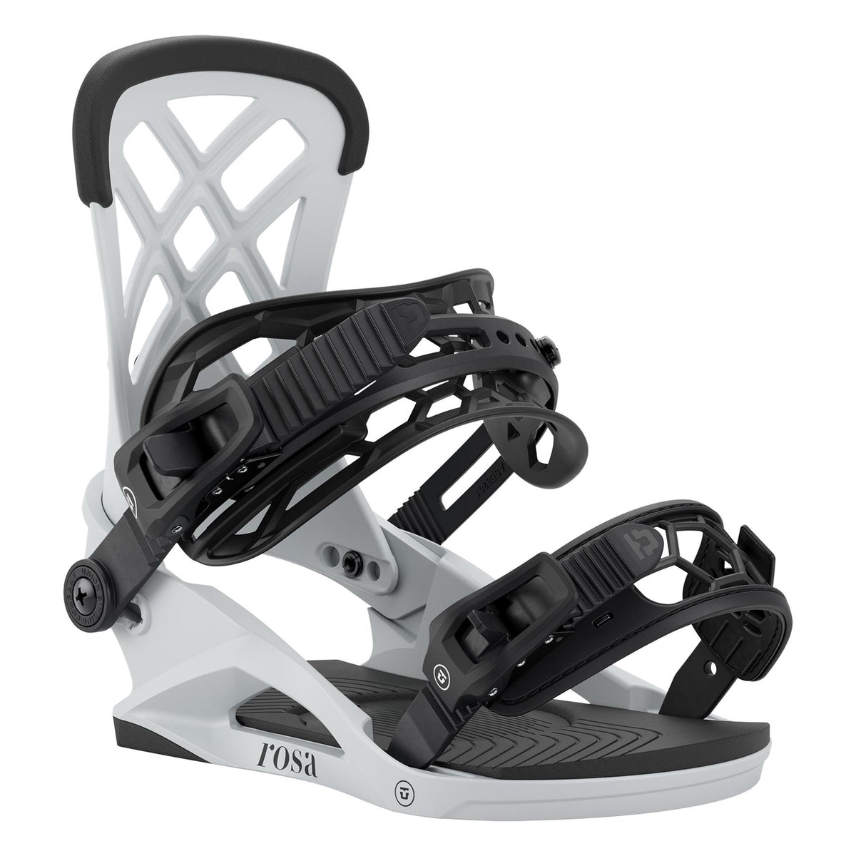 Union Rosa Womens Snowboard Bindings Light Grey 2027