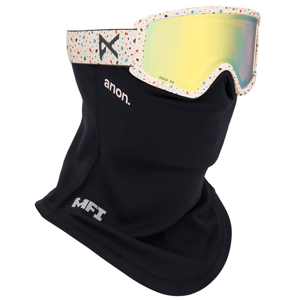 Anon Tracker 2.0 MFI Kids Goggles Speckles - Gold Amber Lens + Face Mask