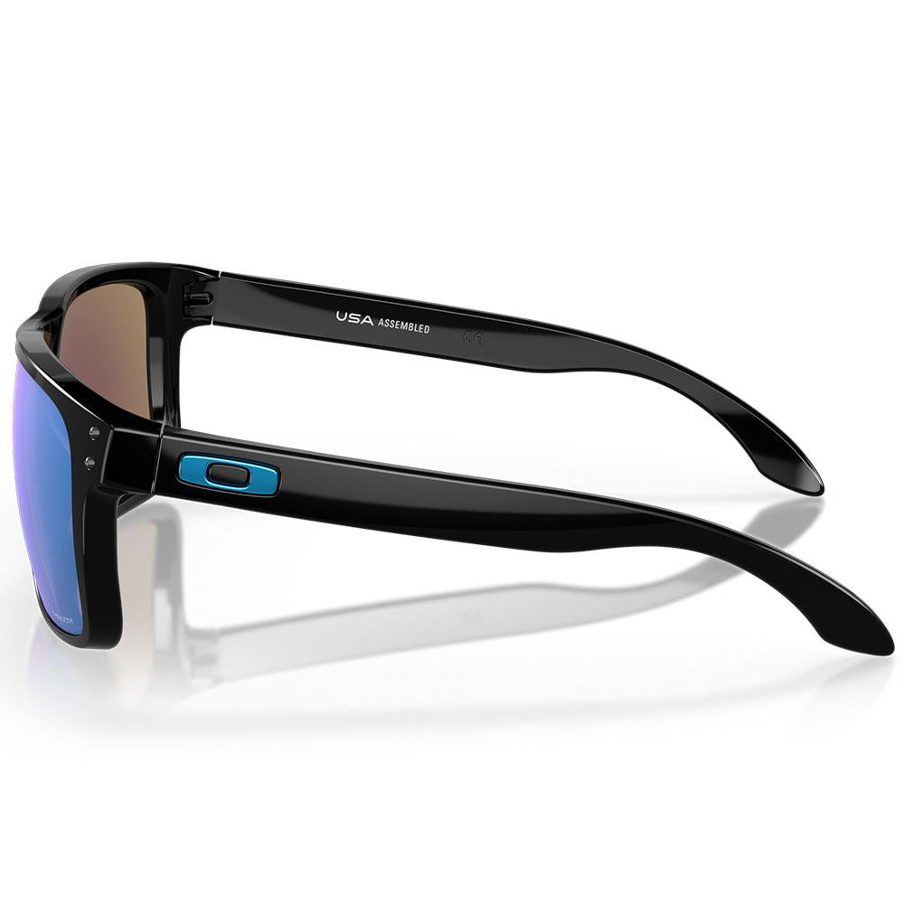 Oakley Holbrook XL Sunglasses Polished Black - Prizm Sapphire Lens