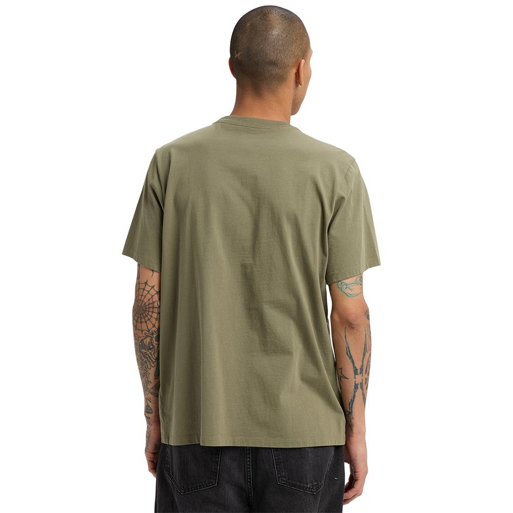 Burton Classic Mountain High Mens SS T-Shirt Forest Moss