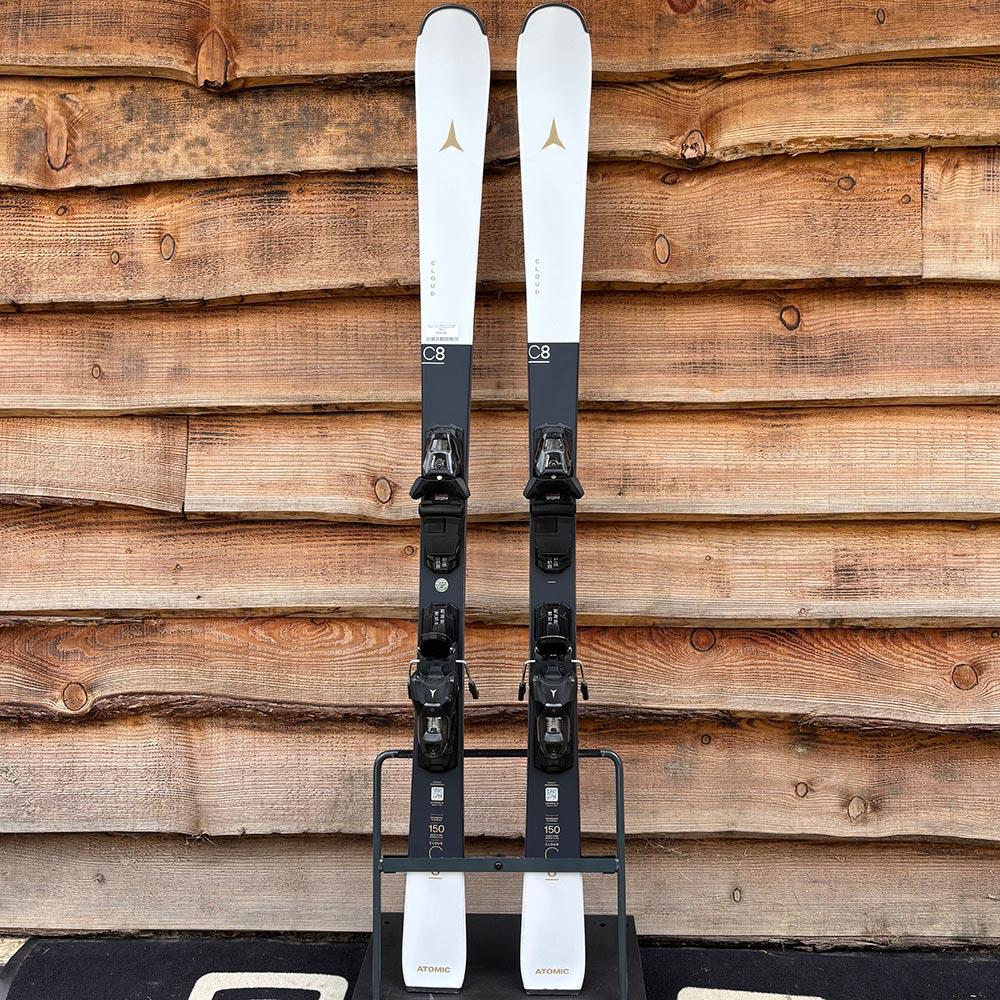 Atomic Cloud C8 Ex-Hire Womens Skis + M10 GW Bindings 2026 150cm