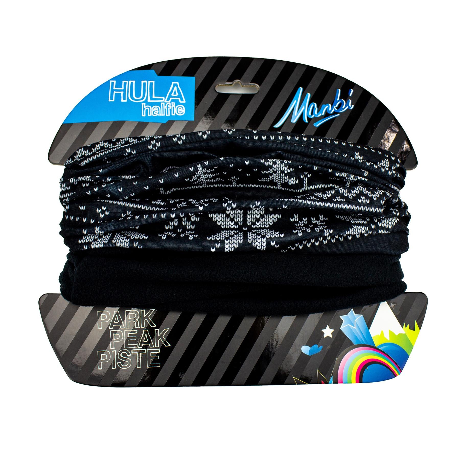 Manbi Hula Halfie Neckwarmer Alpine Black