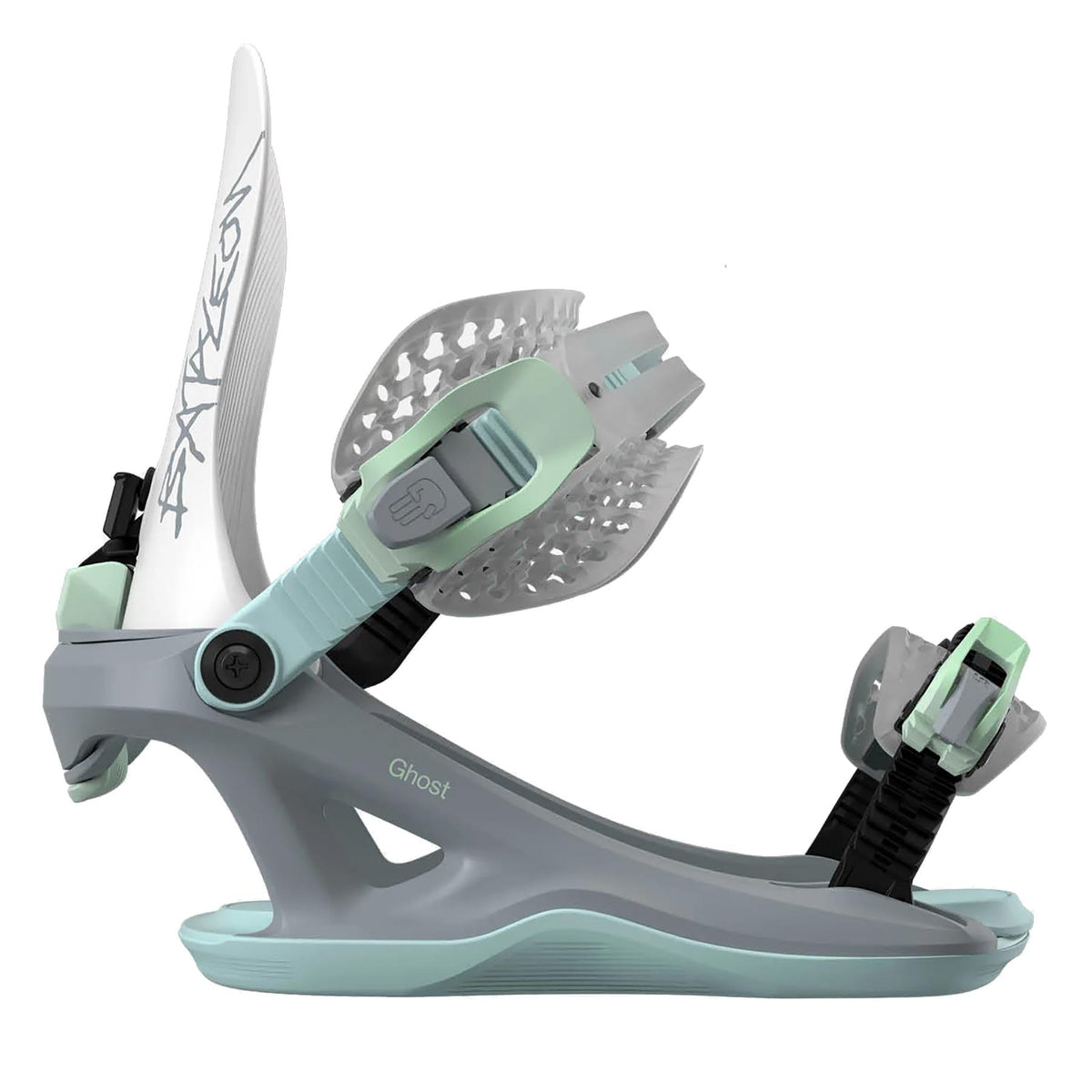 Bataleon Ghost FASE Womens Snowboard Bindings Gray Pistachio 2027