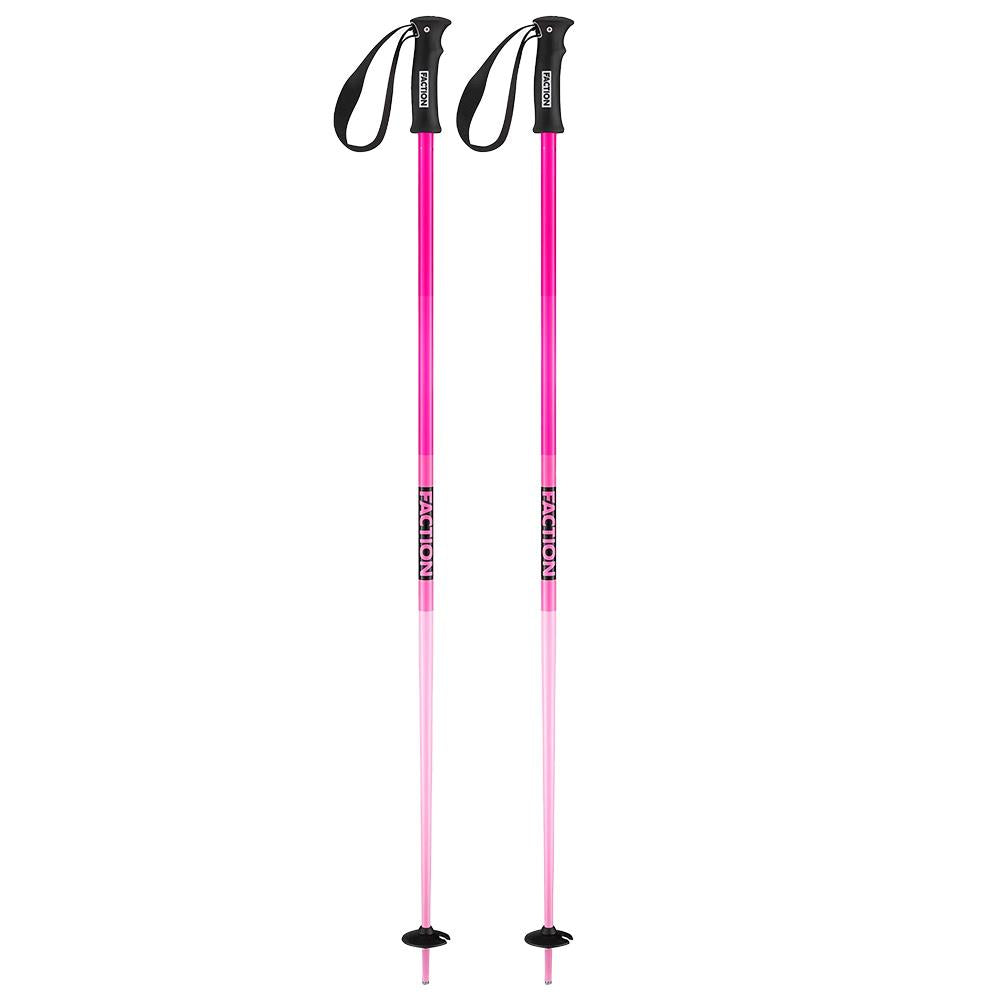 Faction Dancer Skis Poles Pink