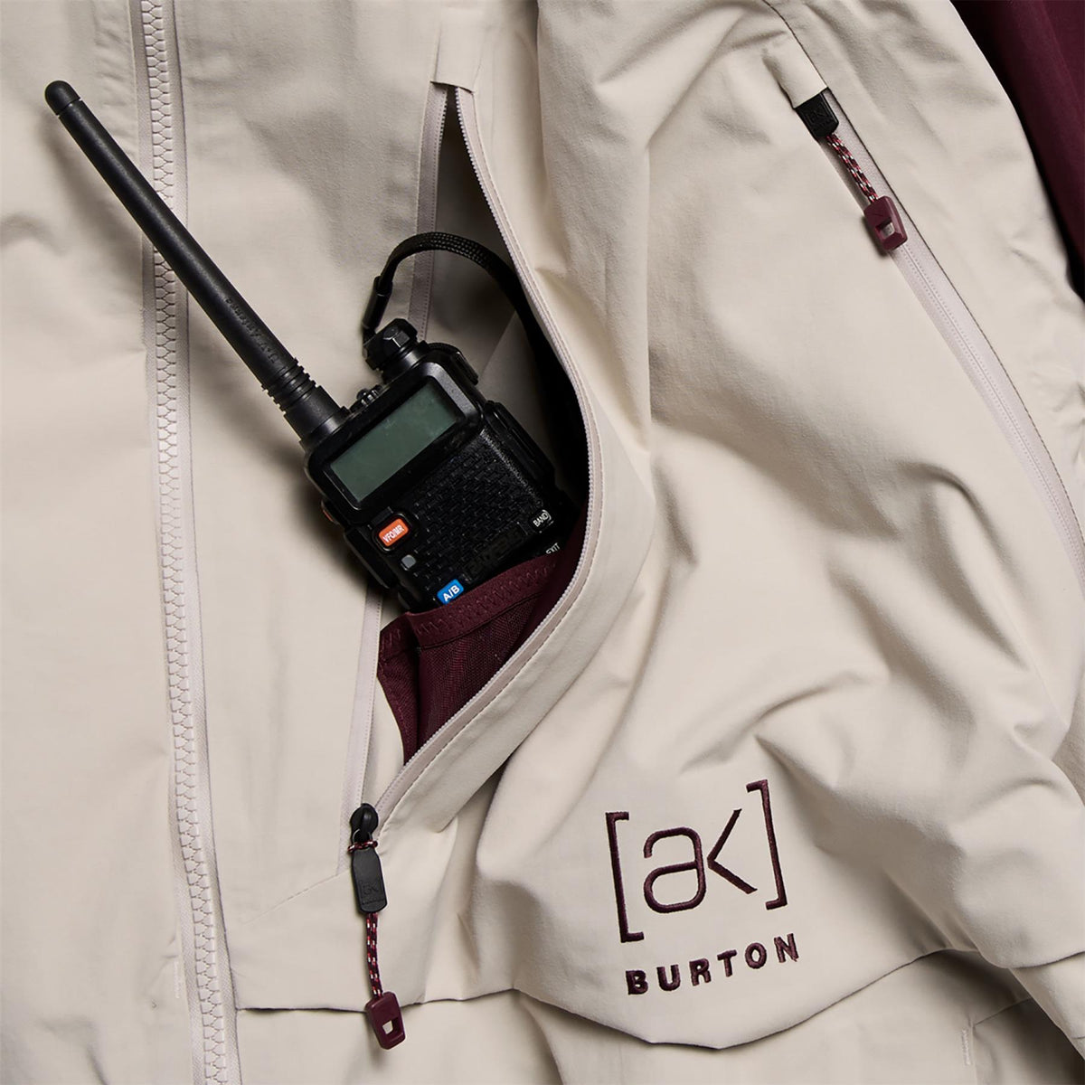 Burton [ak] Cyclic GORE-TEX 2L Mens Jacket Rum Raisin/Chinchilla Gray