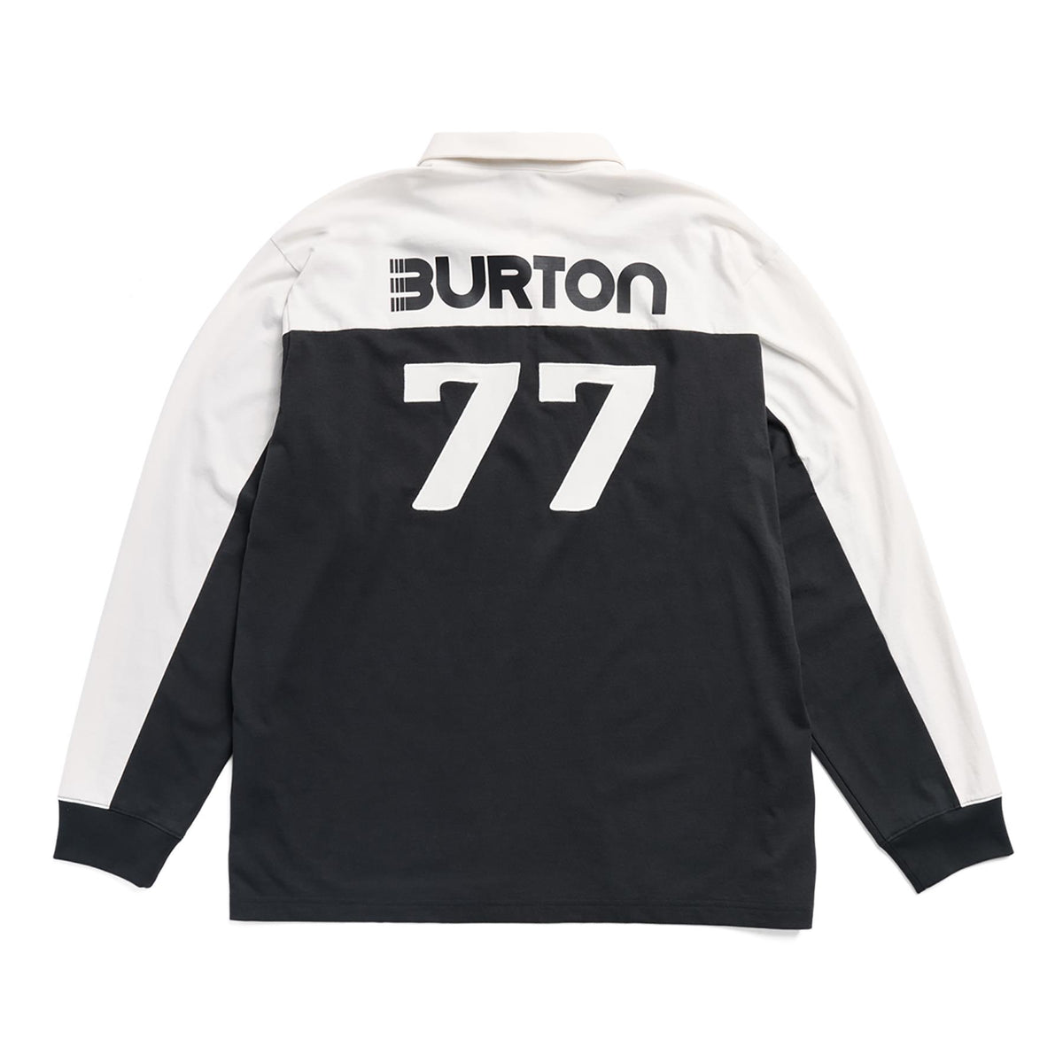 Burton Zeb Mens Rugby Shirt True Black/Stout White