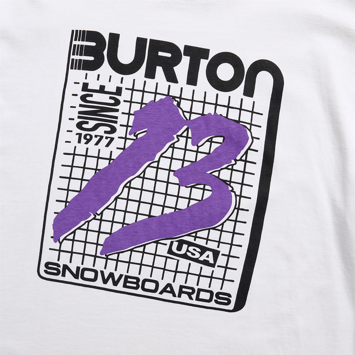 Burton Zeb Standard SS Mens Tee Stout White