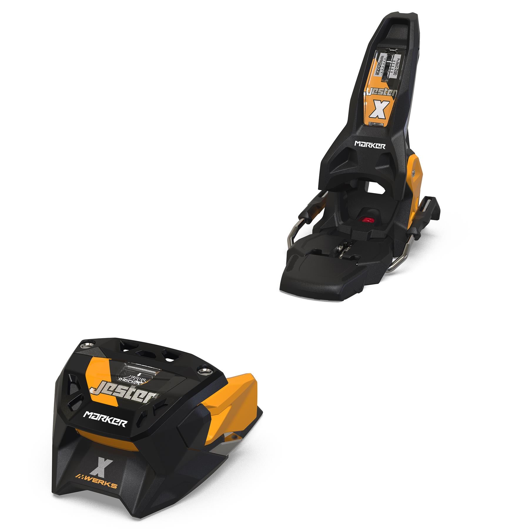 Marker Jester X 16 M-Werks Ski Bindings Black/Orange