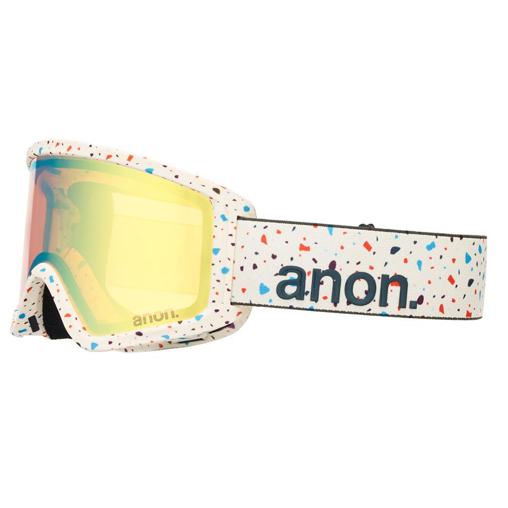 Anon Tracker 2.0 MFI Kids Goggles Speckles - Gold Amber Lens + Face Mask