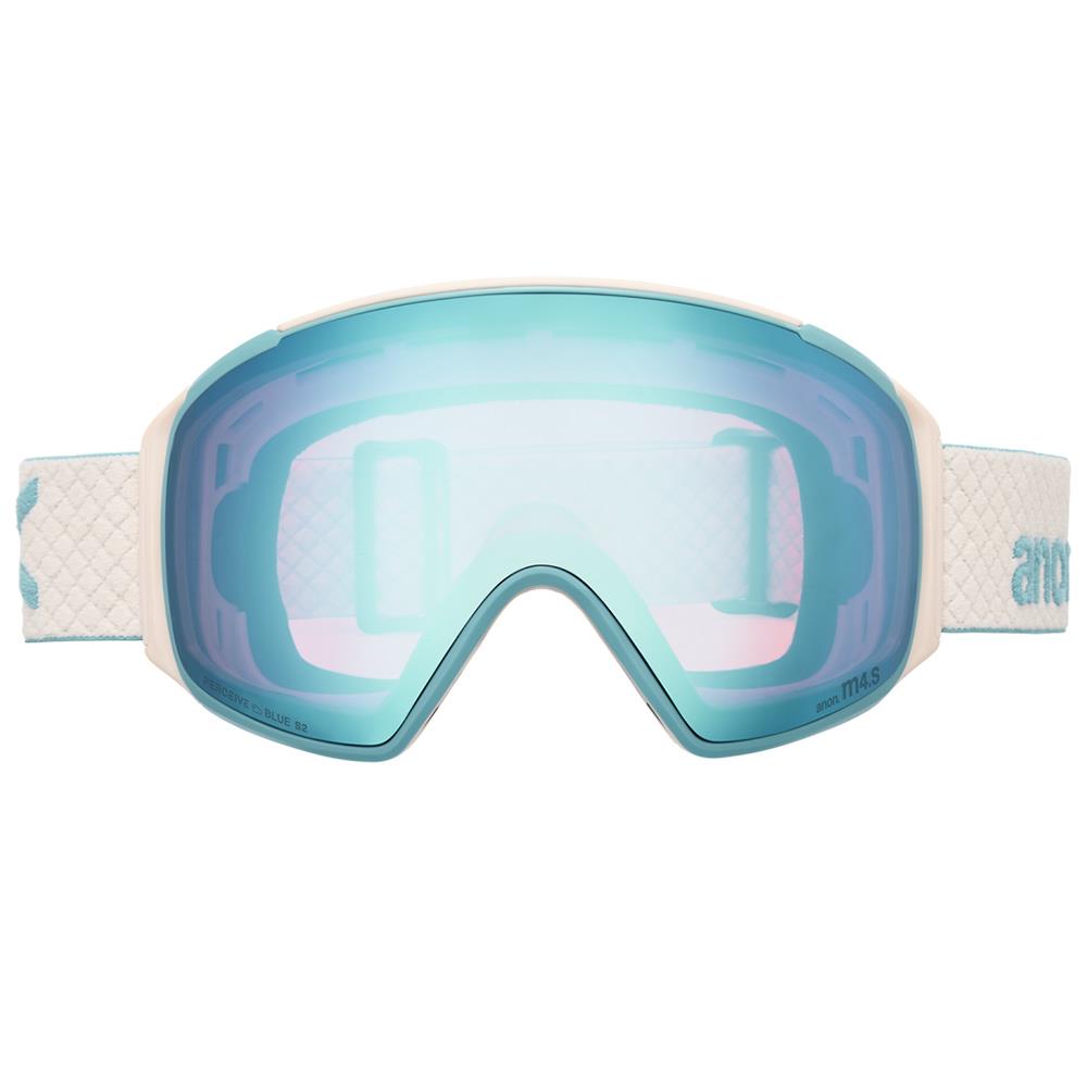 Anon M4S MFI Toric Goggles Oat - Perceive Variable Blue + Cloudy Pink Lens + Face Mask