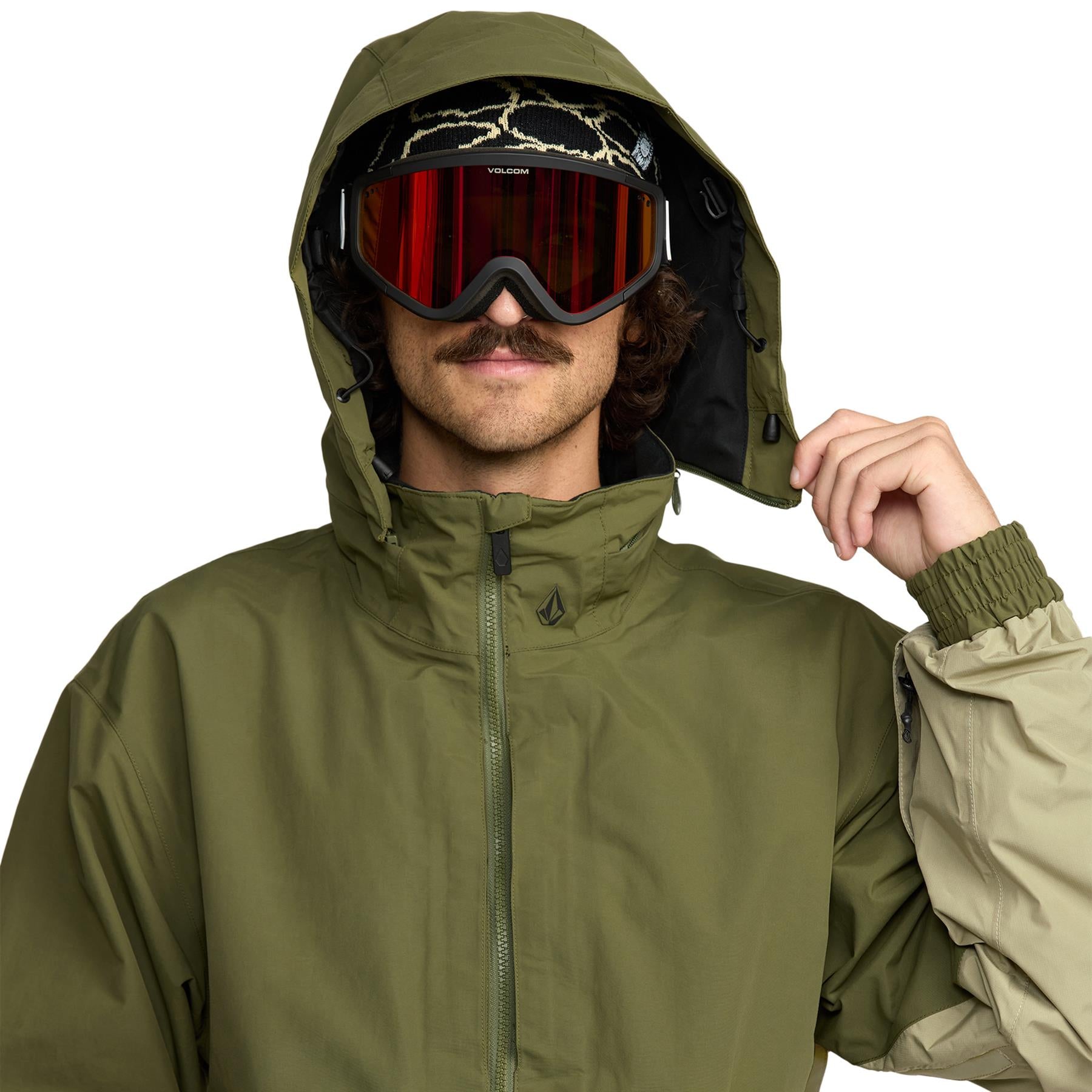 Volcom Longo GORE-TEX Mens Jacket Dark Olive