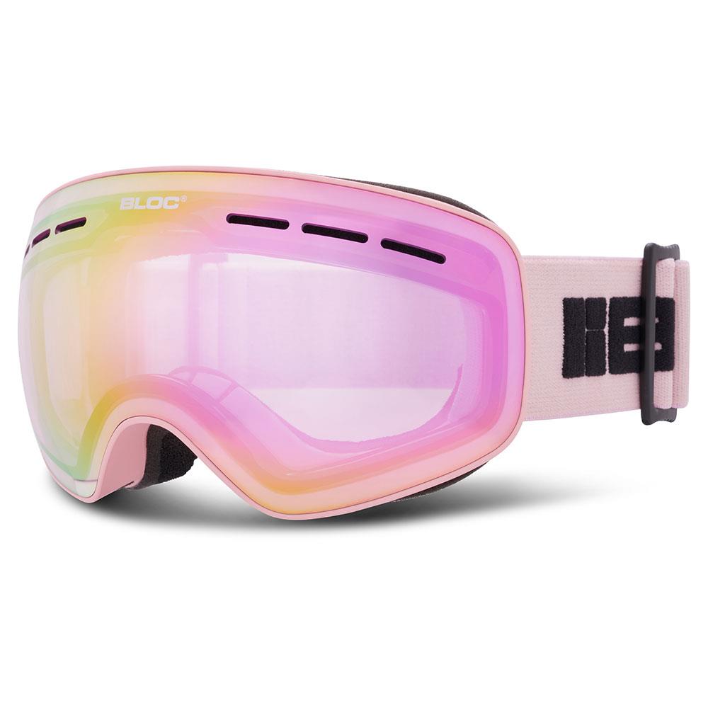 Bloc Small Fit Moon Junior Goggles Matt Pink - Powder Pink Lens