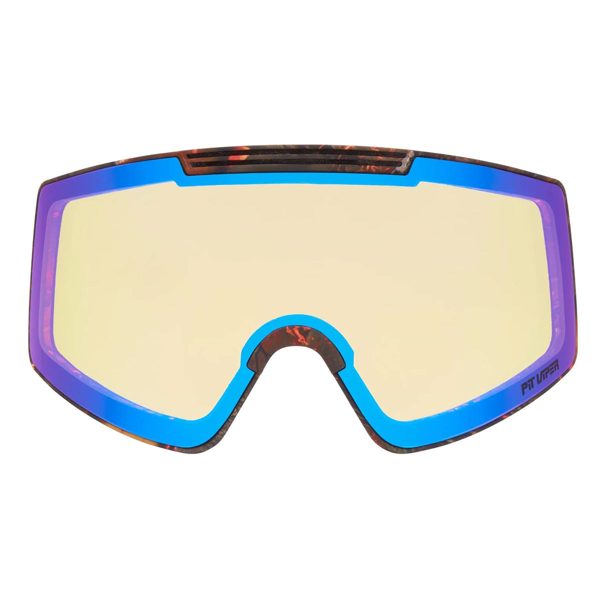 Pit Viper Proform Goggles The Actualbush Inferno - Red + Yellow Snow Lens