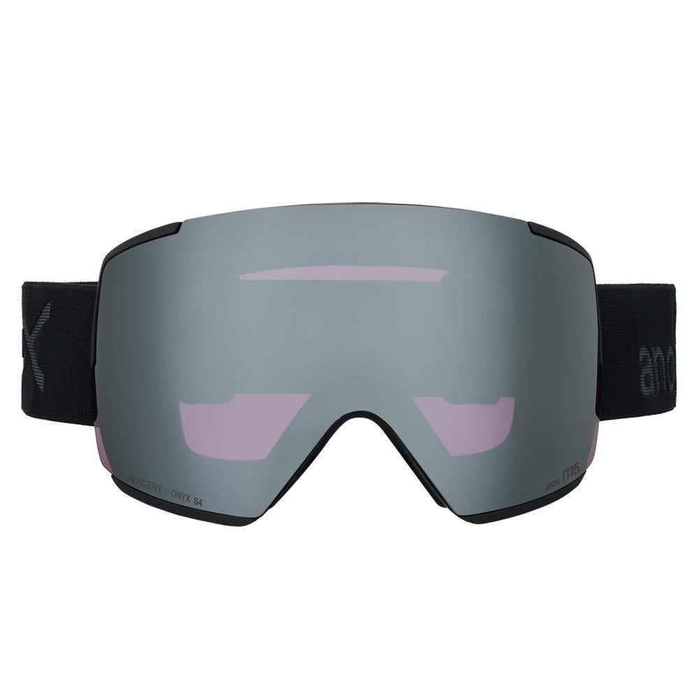Anon M5 MFI Goggles Smoke - Perceive Sunny Onyx + Variable Violet Lens + Face Mask
