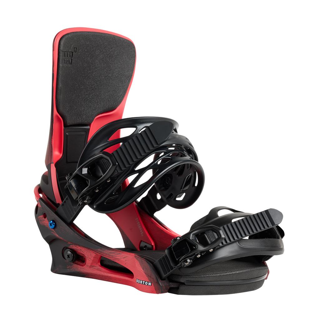 Burton Cartel X Re:Flex Mens Snowboard Bindings Black/Red 2026
